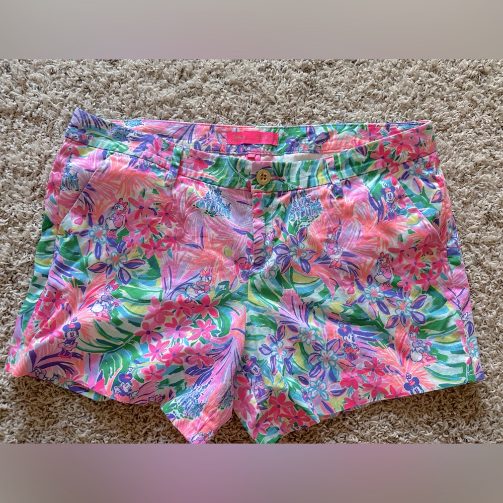 Lilly Pulitzer x Disney Minnie & Daisy Shorts Size 16.